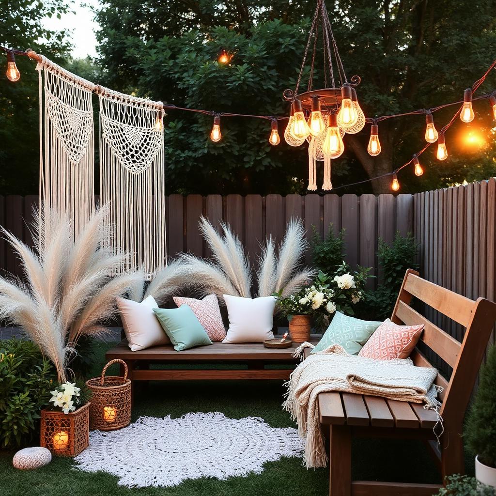 Backyard party setup 4